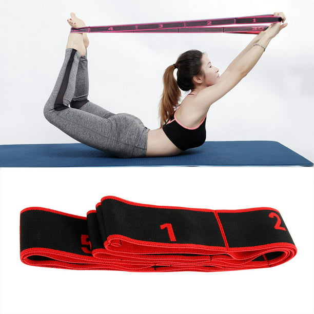 Yoga Stretch Strap Belt Resistance Band Loops Stretching Flexible Loops Pilates